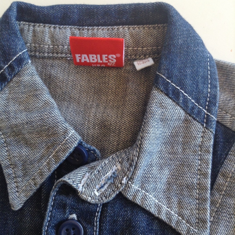 Denim button up - Picture 3 of 5